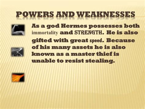 hermes aris|what are Hermes weaknesses.